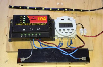 Batterilys i den mørke tid